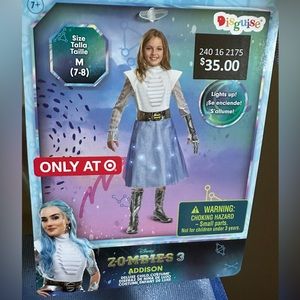 Zombies 3 Addison Costume in Light Blue and Silver